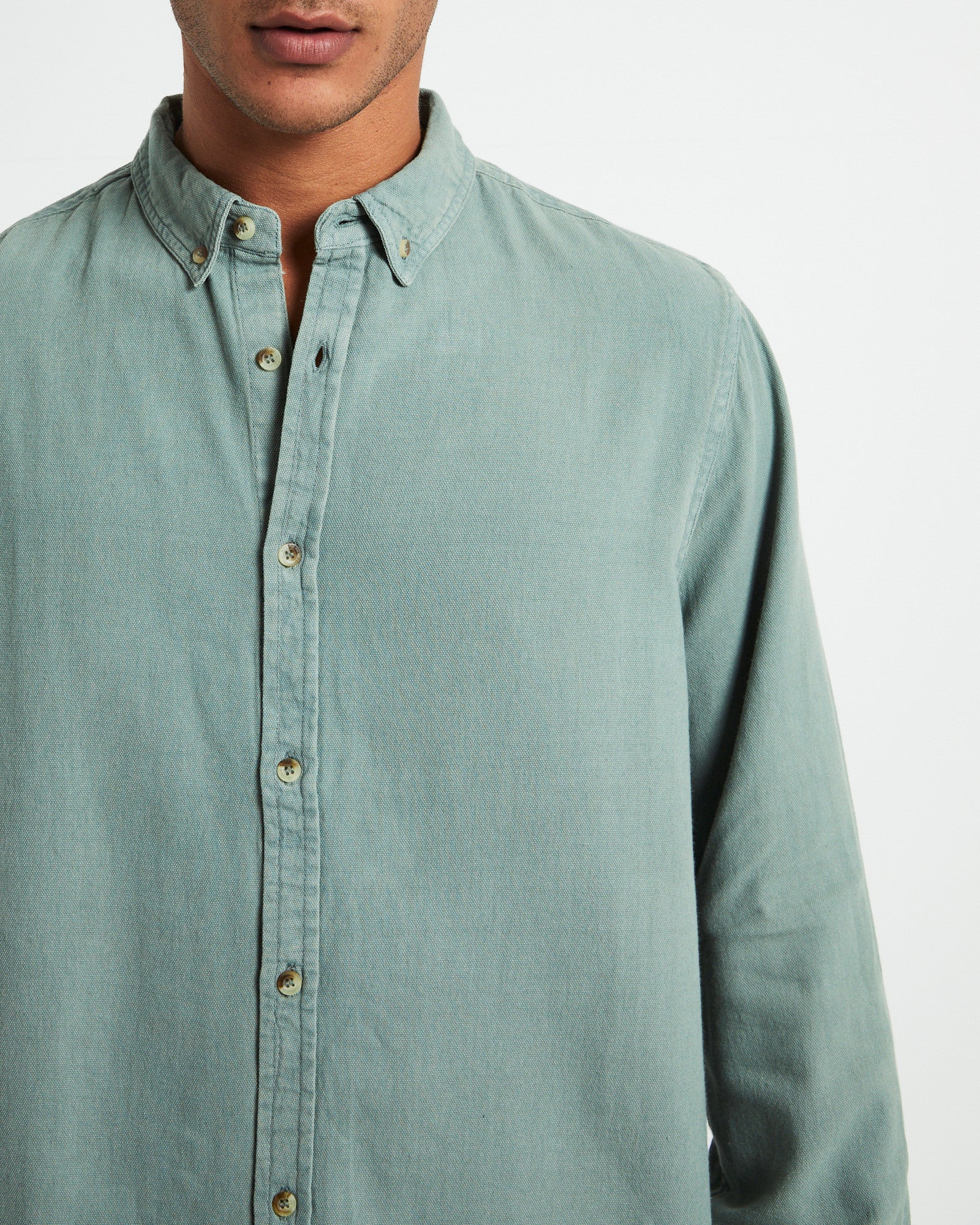 Men At Work Oxford Shirt Moss Green GREEN