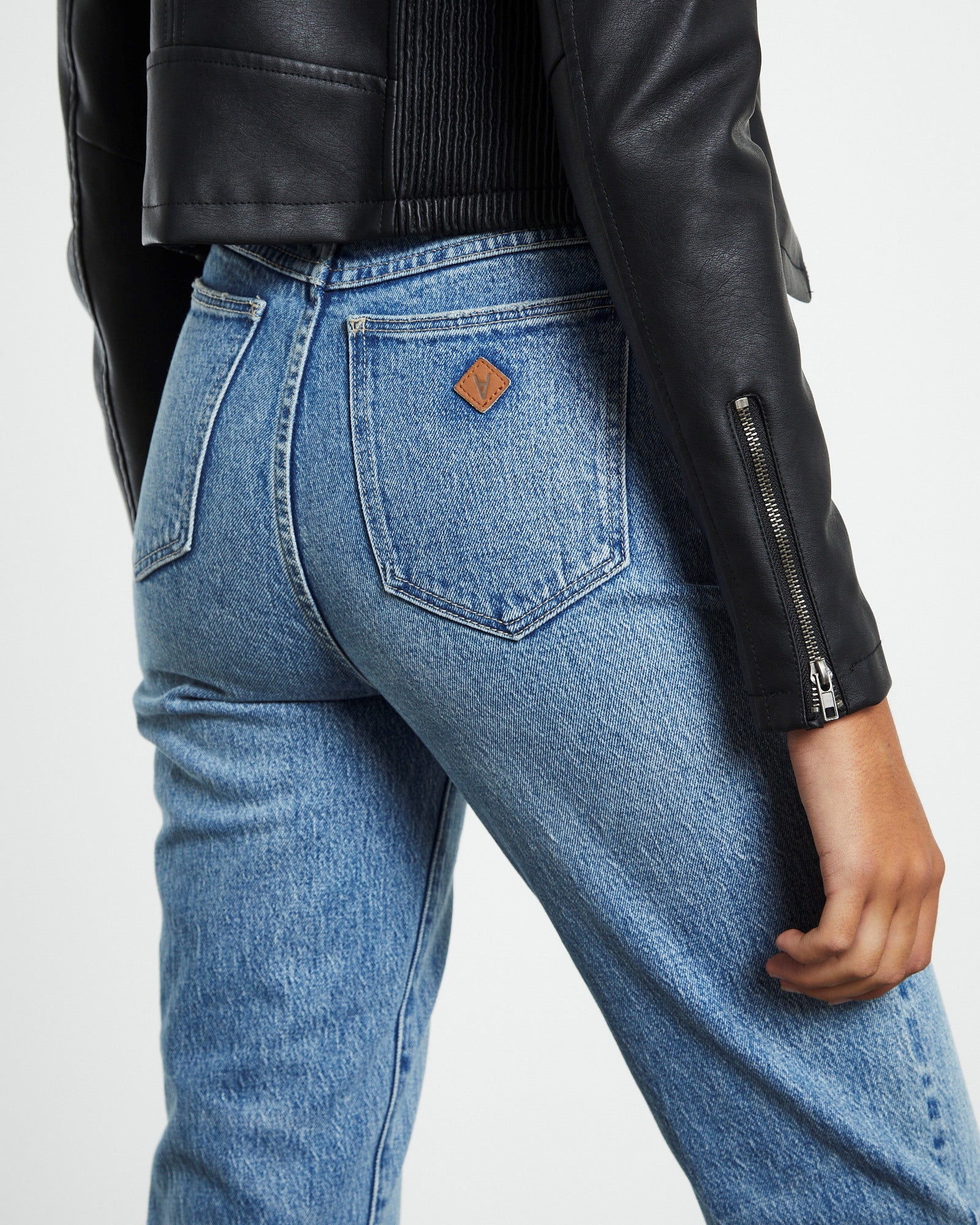 A 94 High Rise Slim Jeans Lizzie Y2K Blue BLUE