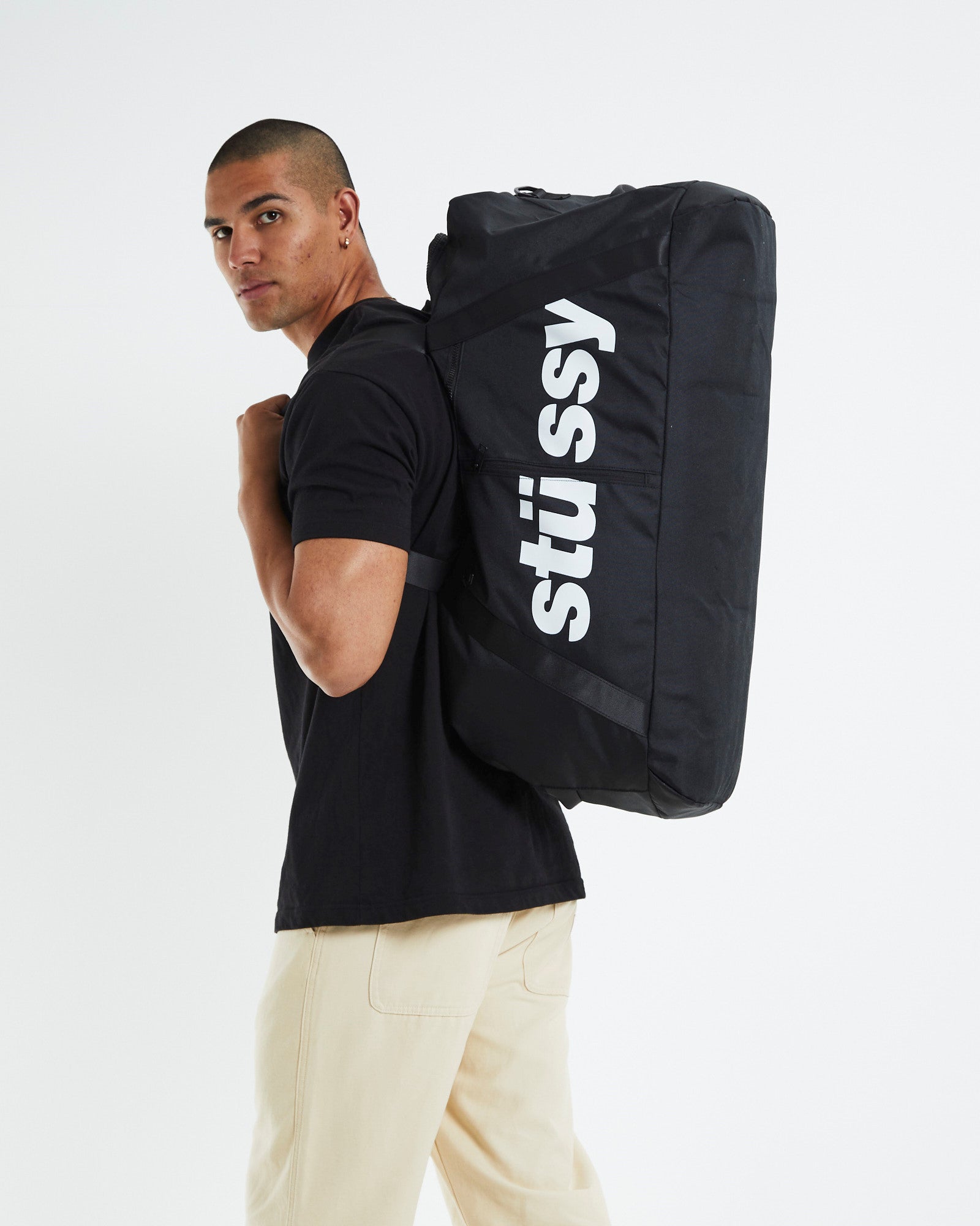Italic Duffle Bag BLACK