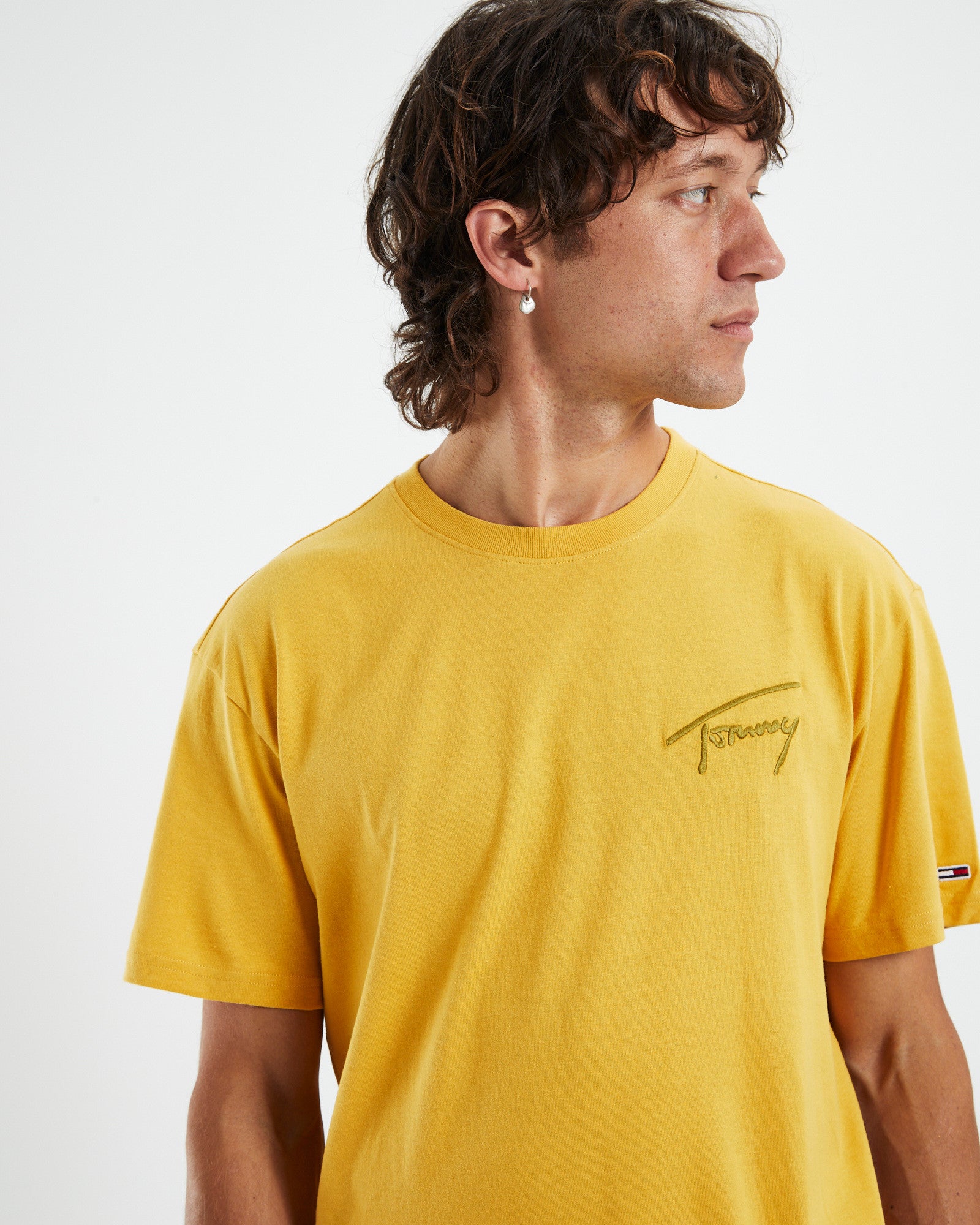 TJM Tommy Signature T-Shirt Tuscan Yellow YELLOW