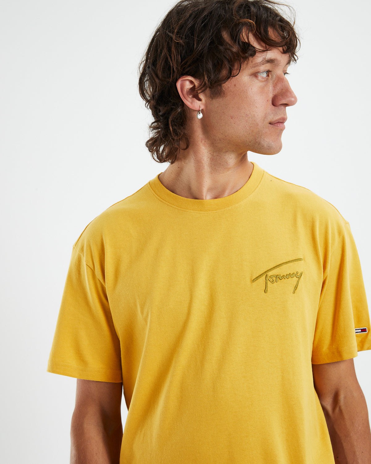 TJM Tommy Signature T-Shirt Tuscan Yellow YELLOW