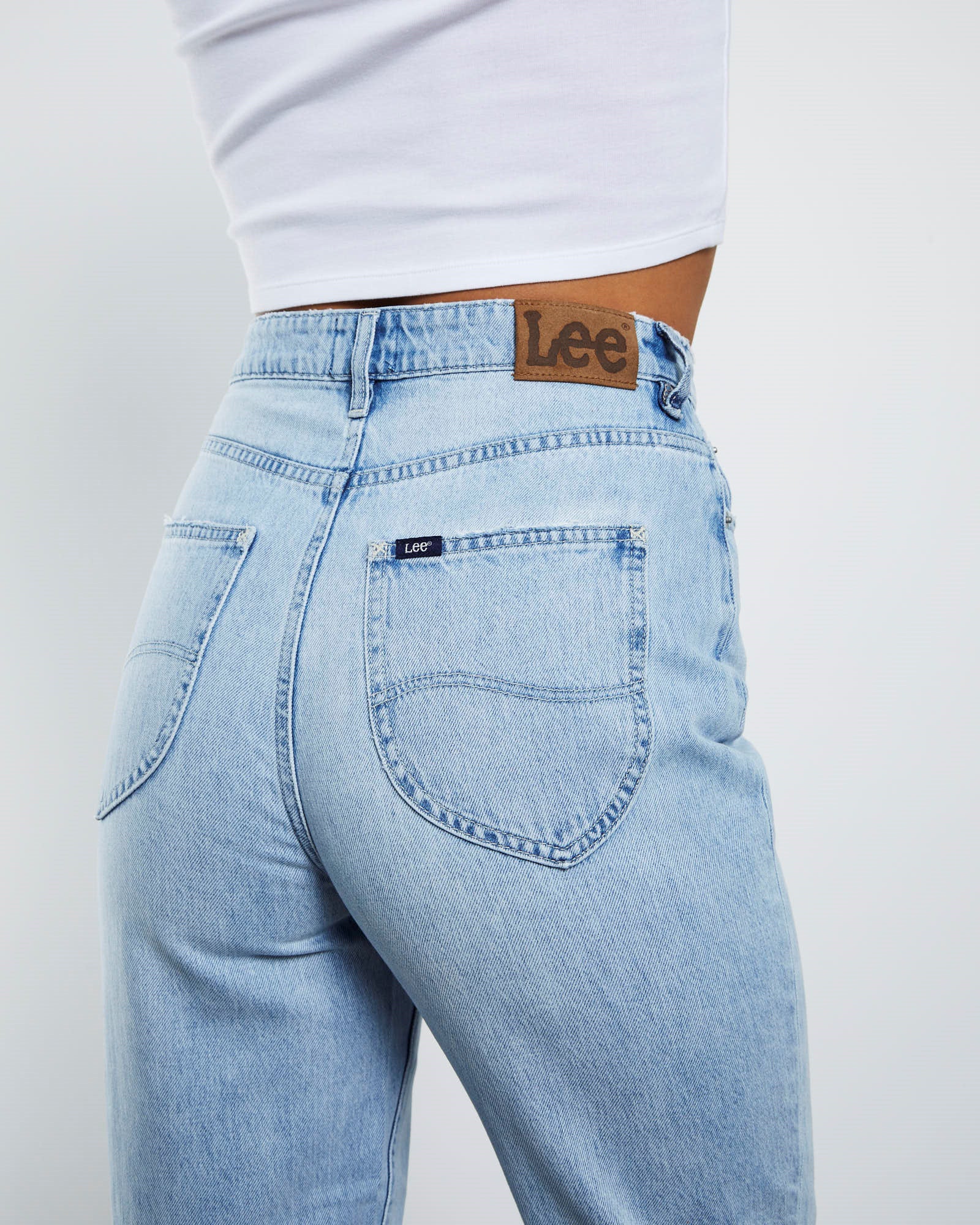 High Moms Jeans Oxy Stone Blue BLUE