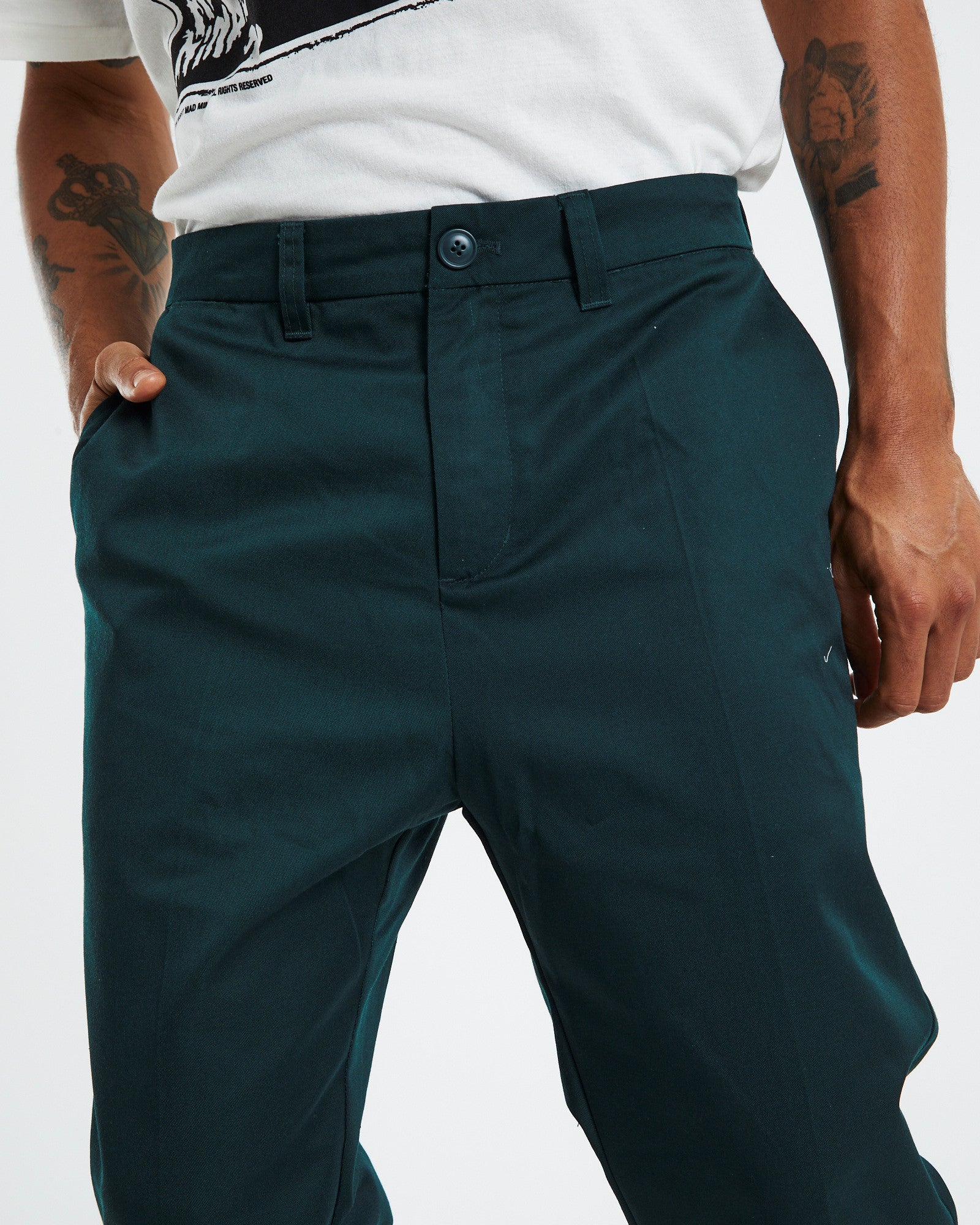 Shame Theme Pants Army Green KHAKI