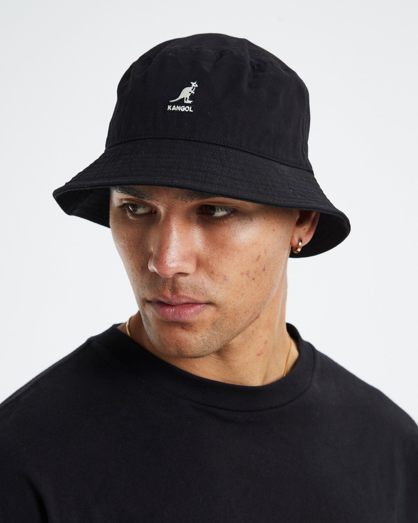 Washed Bucket Hat BlacK