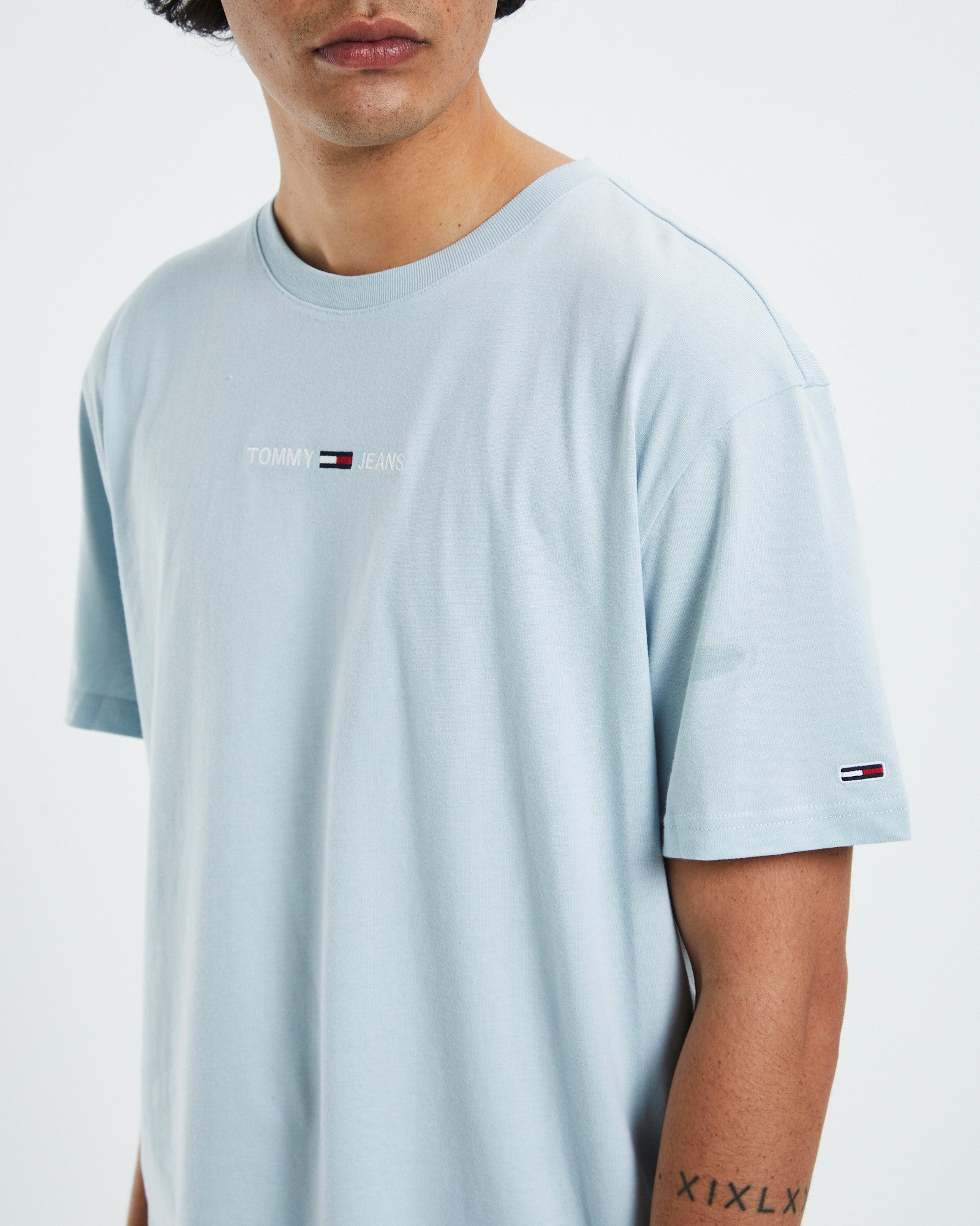 TJM Small Text T-Shirt Oasis Blue BLUE