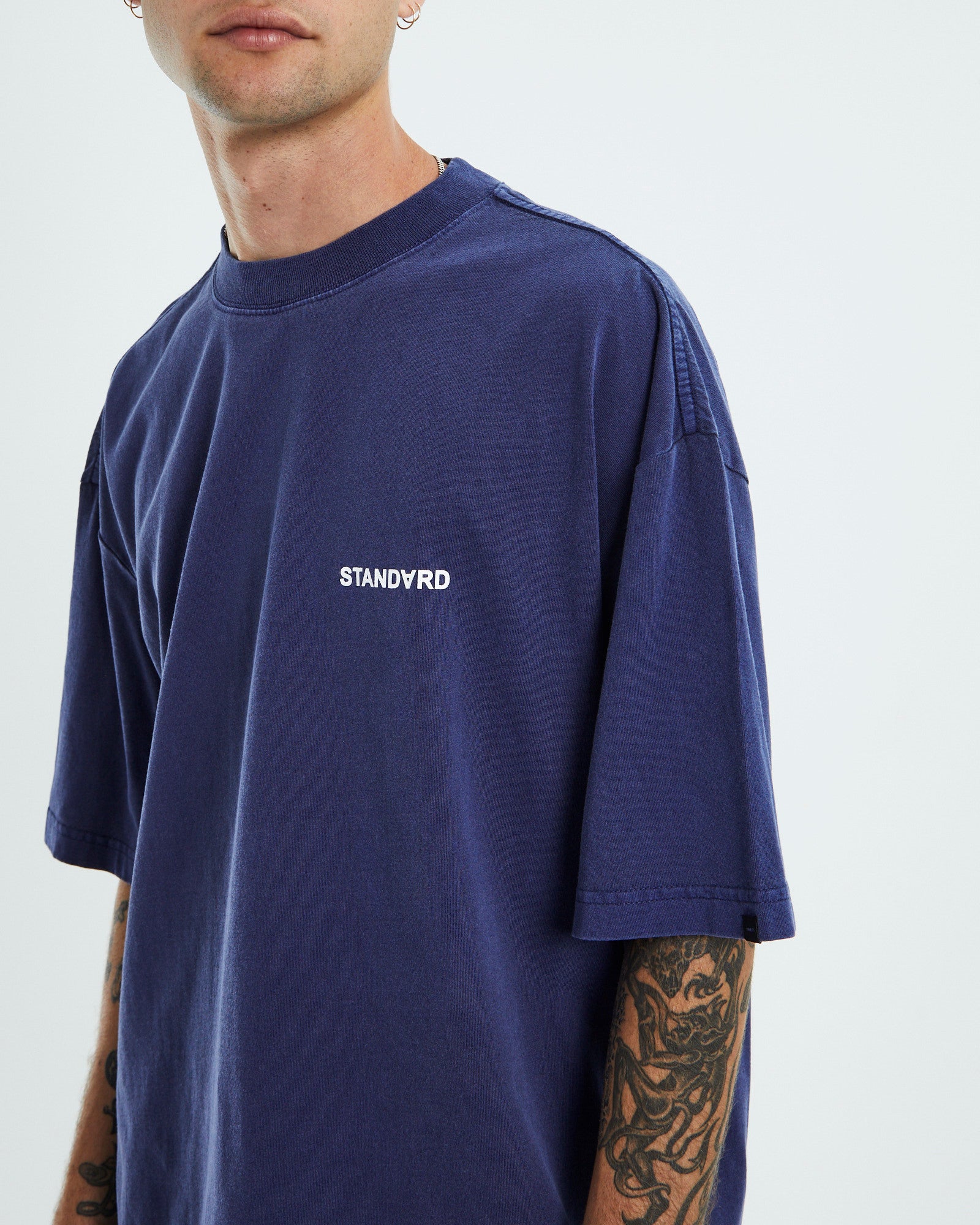 Box Short Sleeve T-Shirt Midnight Blue NAVY