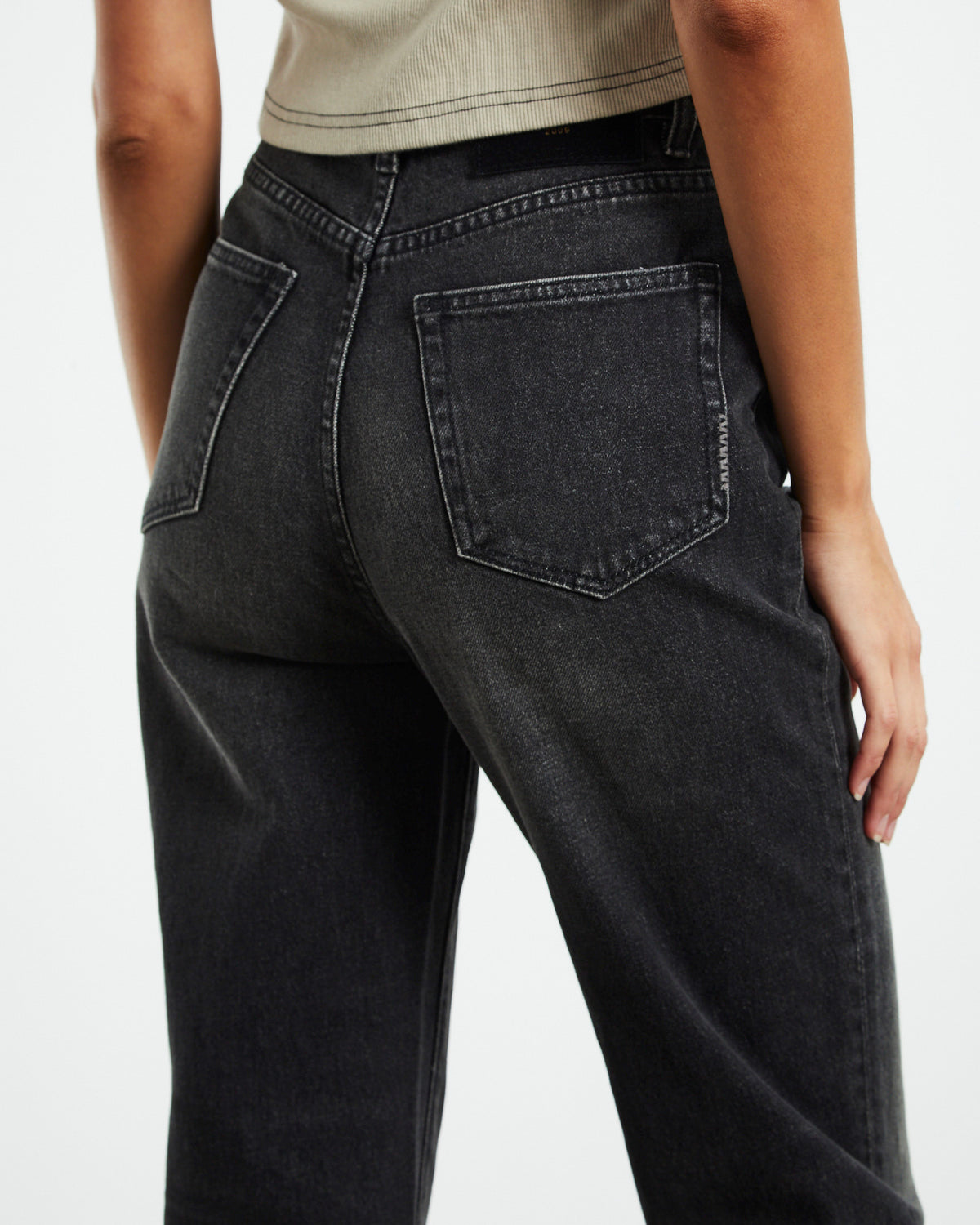 Nico Straight Jeans Empire Black BLACK