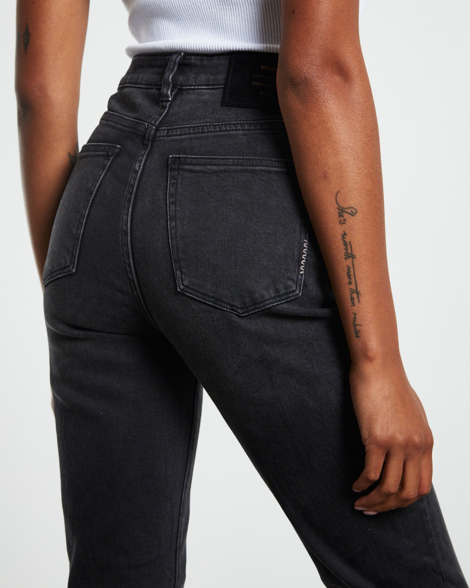 Debbie Bootcut Jeans Moonstruck Black BLACK