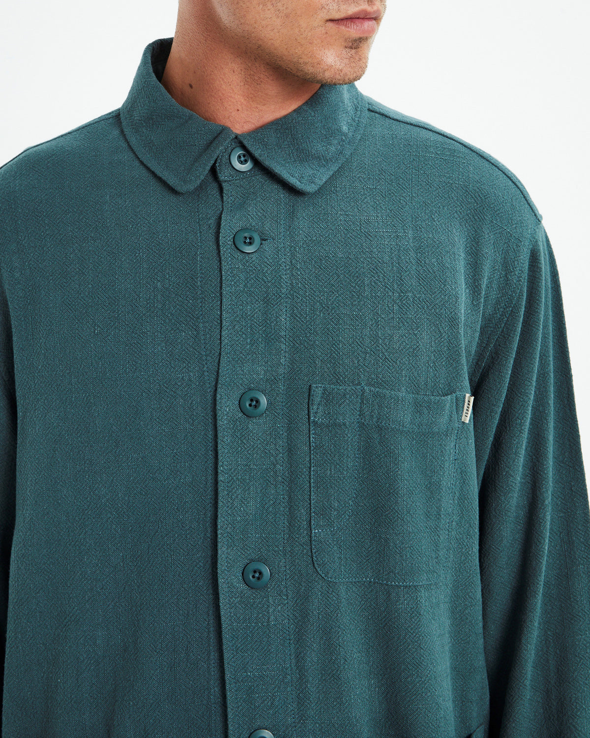 Wilson Textured Chore Jacket Green GREEN