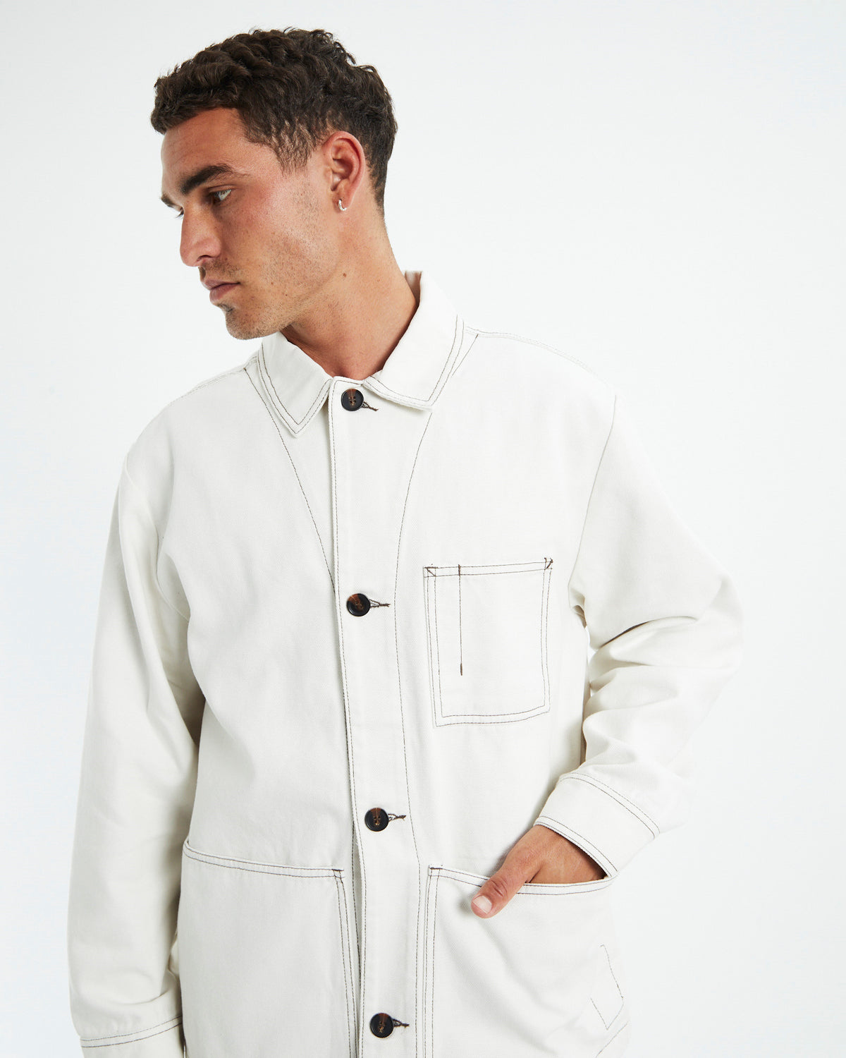 Lennox Canvas Jacket Natural NATURAL