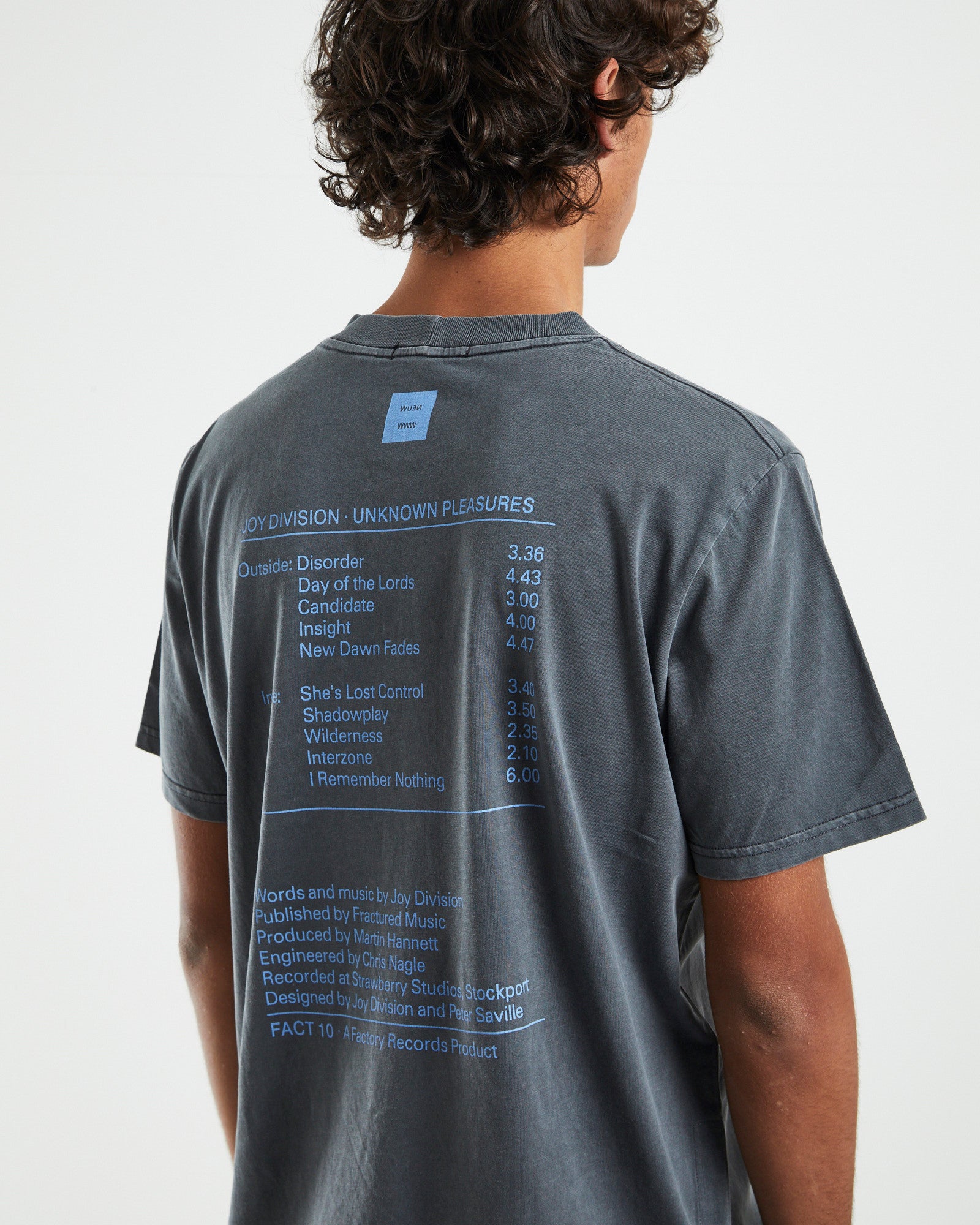 Joy Division Band T-shirt Graphite GREY
