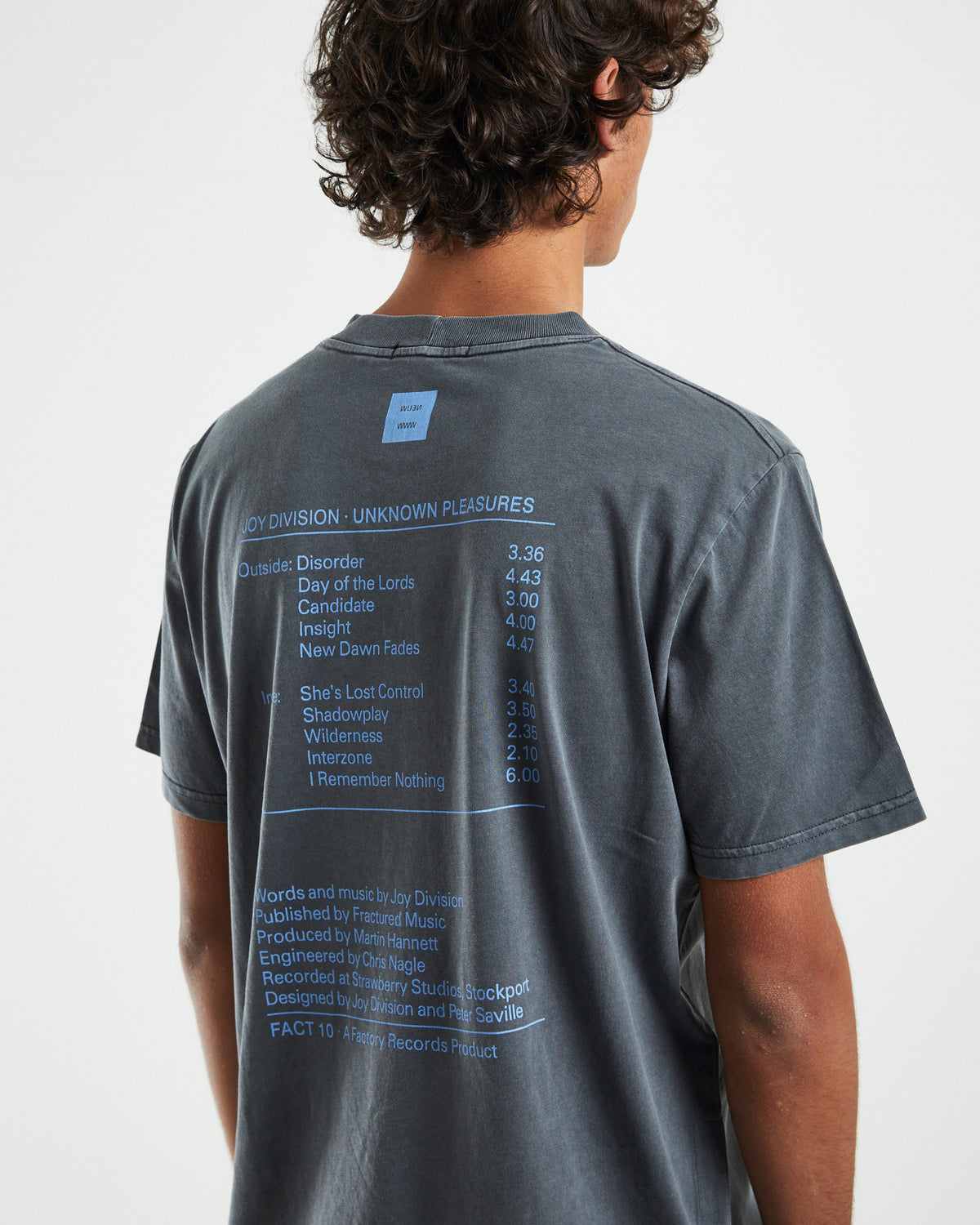 Joy Division Band T-shirt Graphite GREY