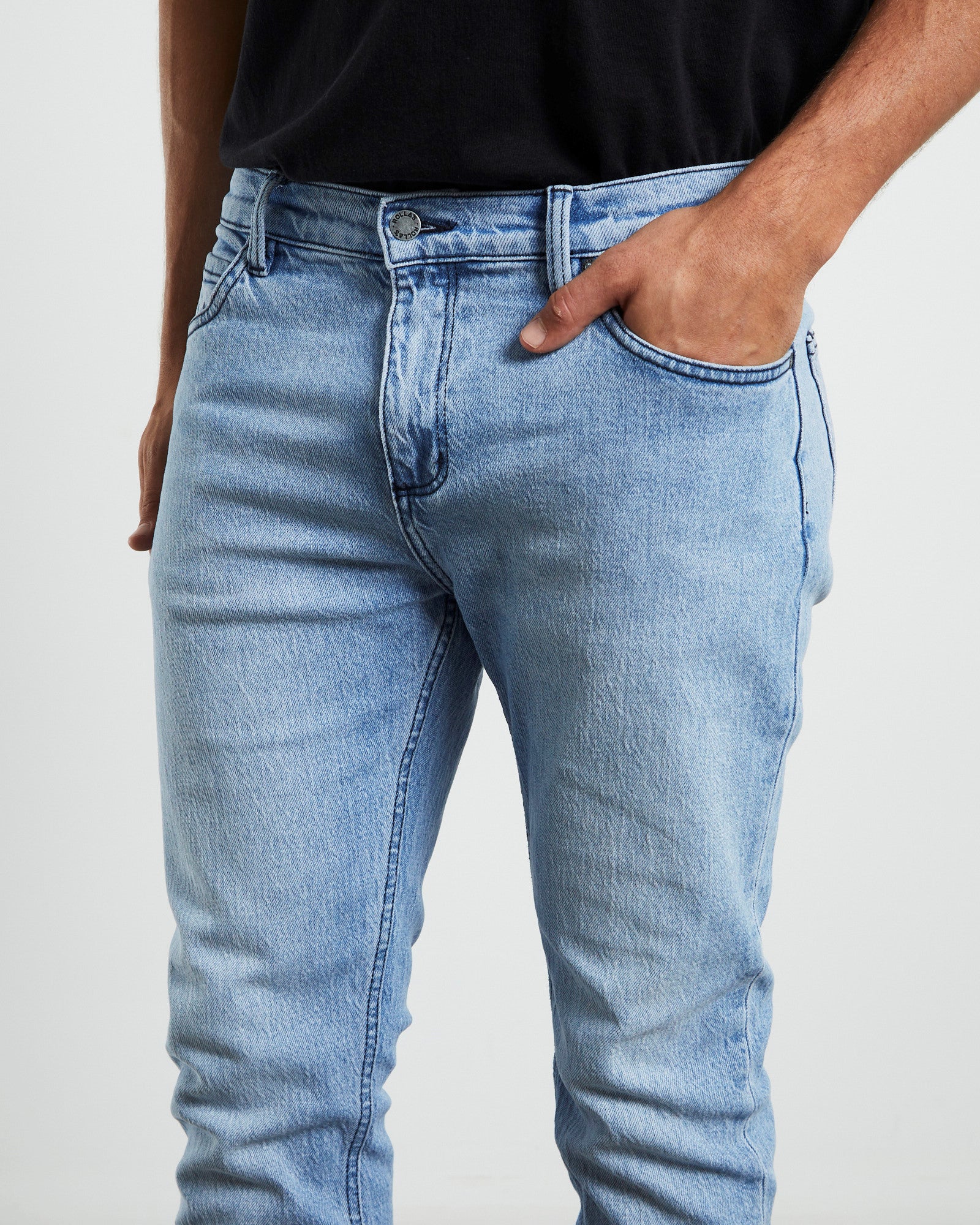 Stinger Skinny Denim Jeans Stone Bleach DENIM