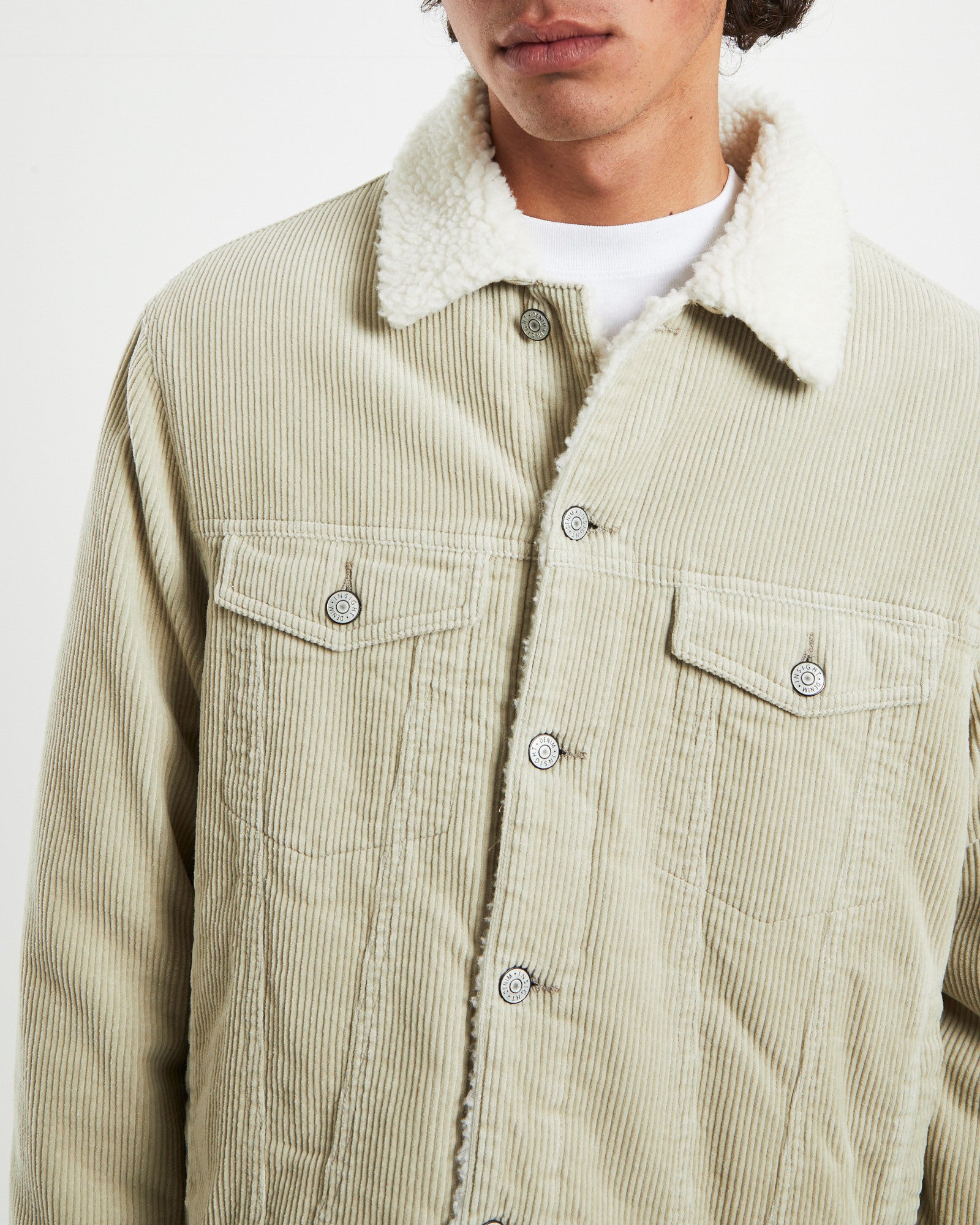 Switch Cord Borg Jacket Tan TAN