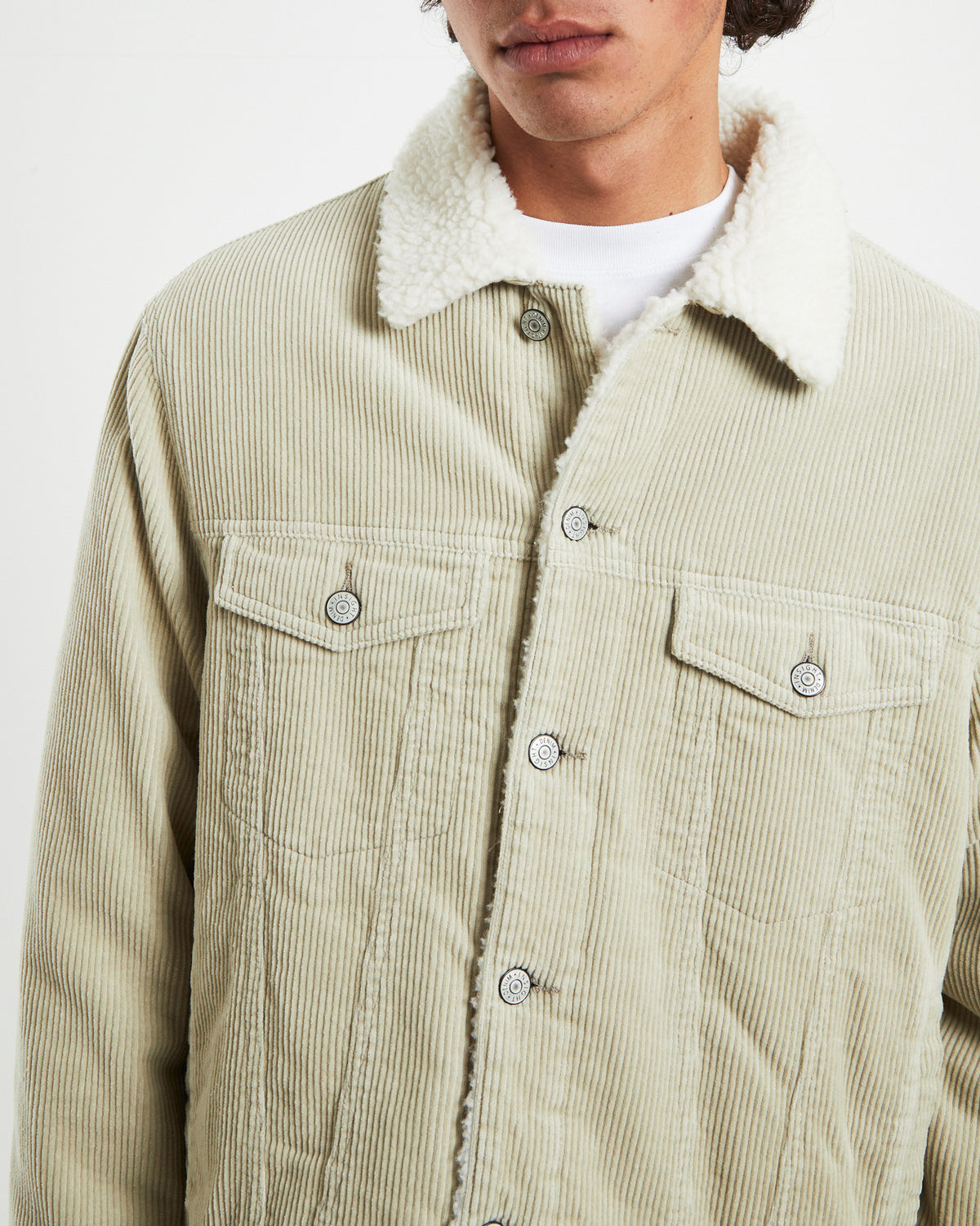 Switch Cord Borg Jacket Tan TAN