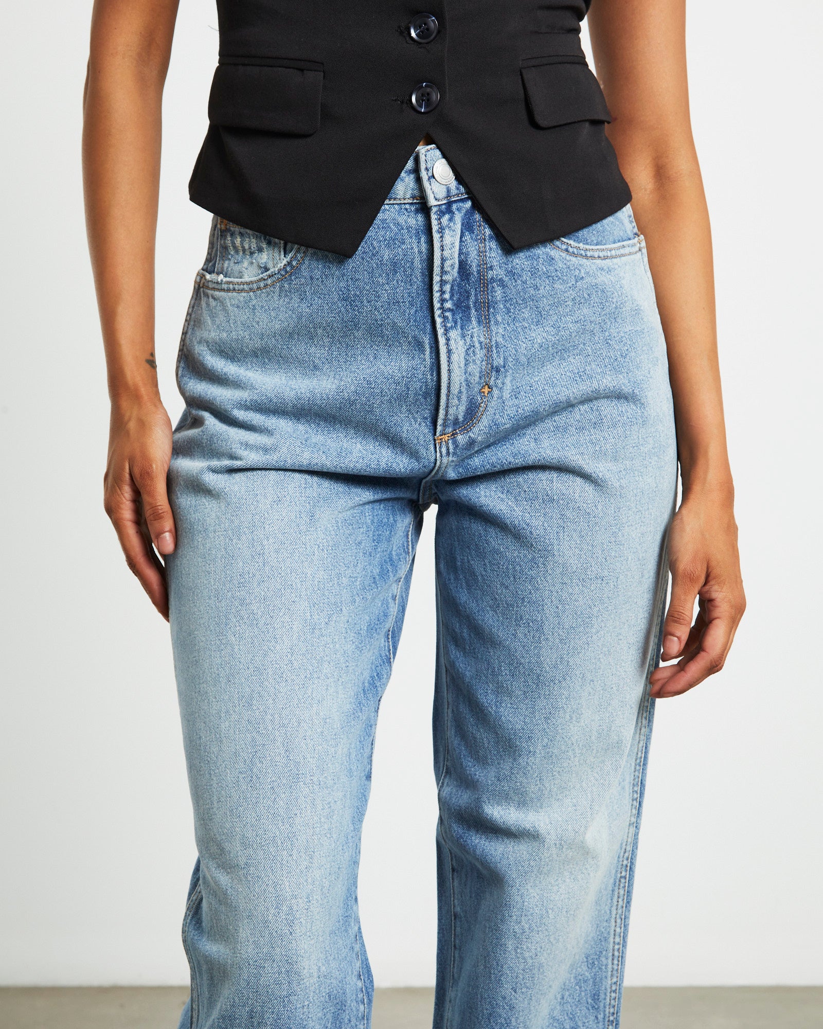 Sade Baggy Denim Jeans Phase DENIM