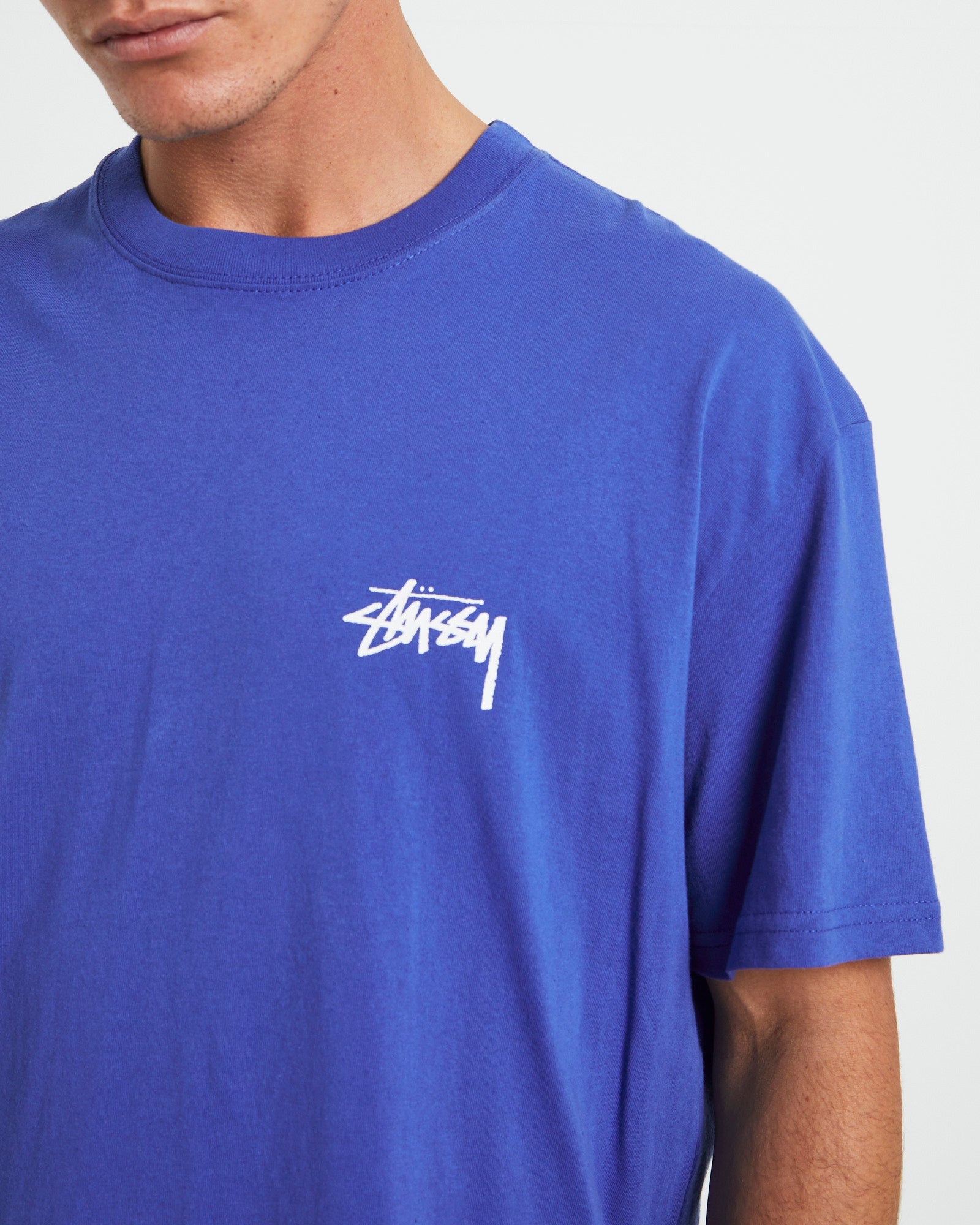 Big Stock Short Sleeve T-Shirt in Blue BLUE