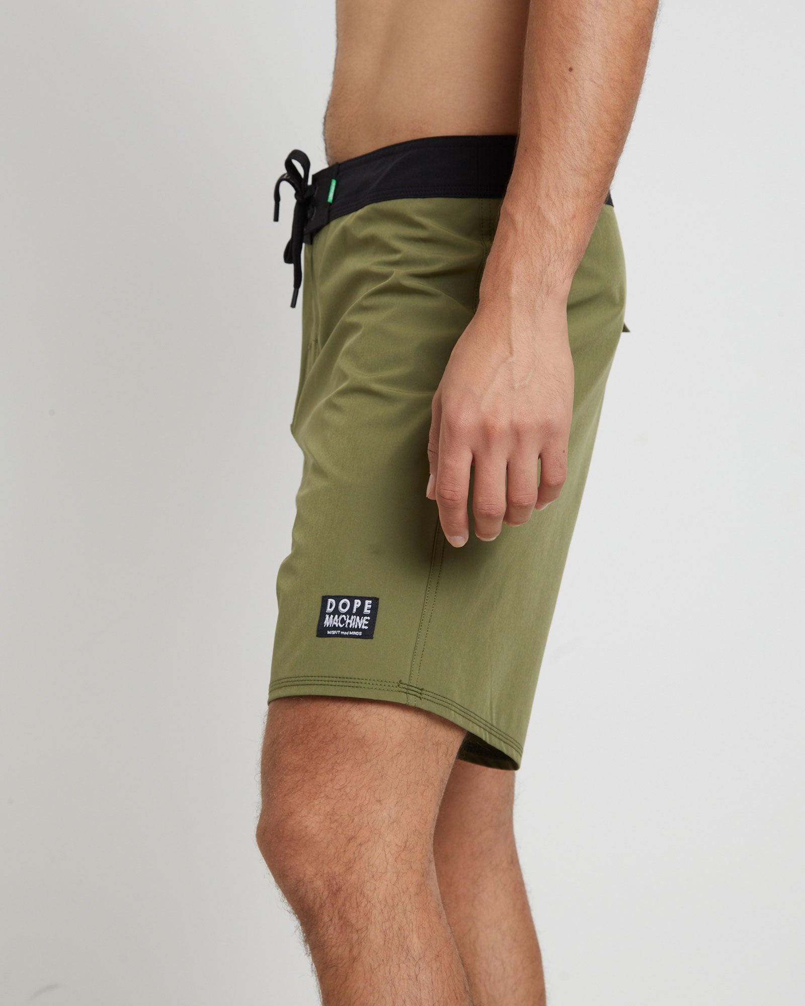Dope Machine 18" 50-30 Boardshort in Army Green GREEN