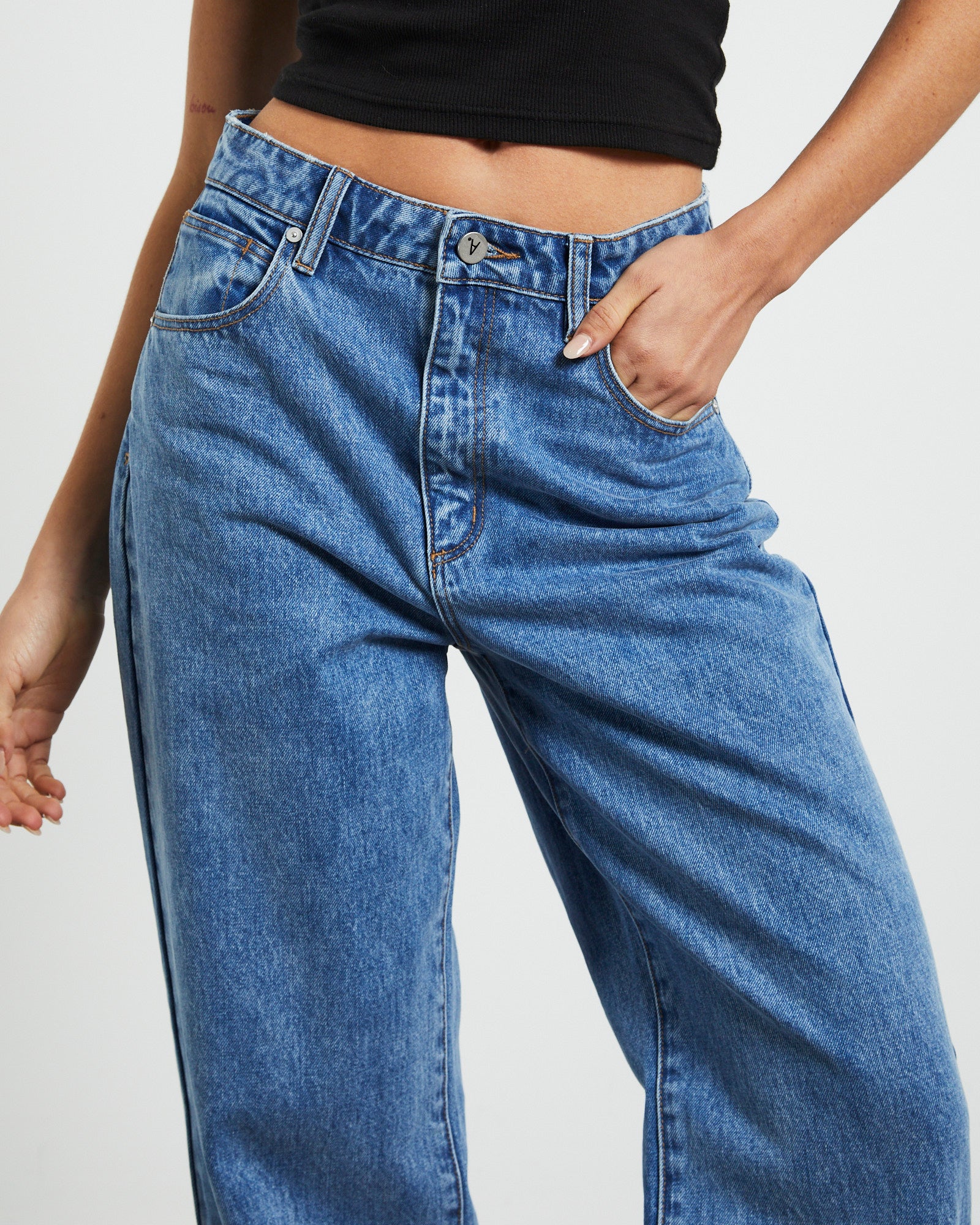 A Carrie Petite Jeans Georgia Blue BLUE