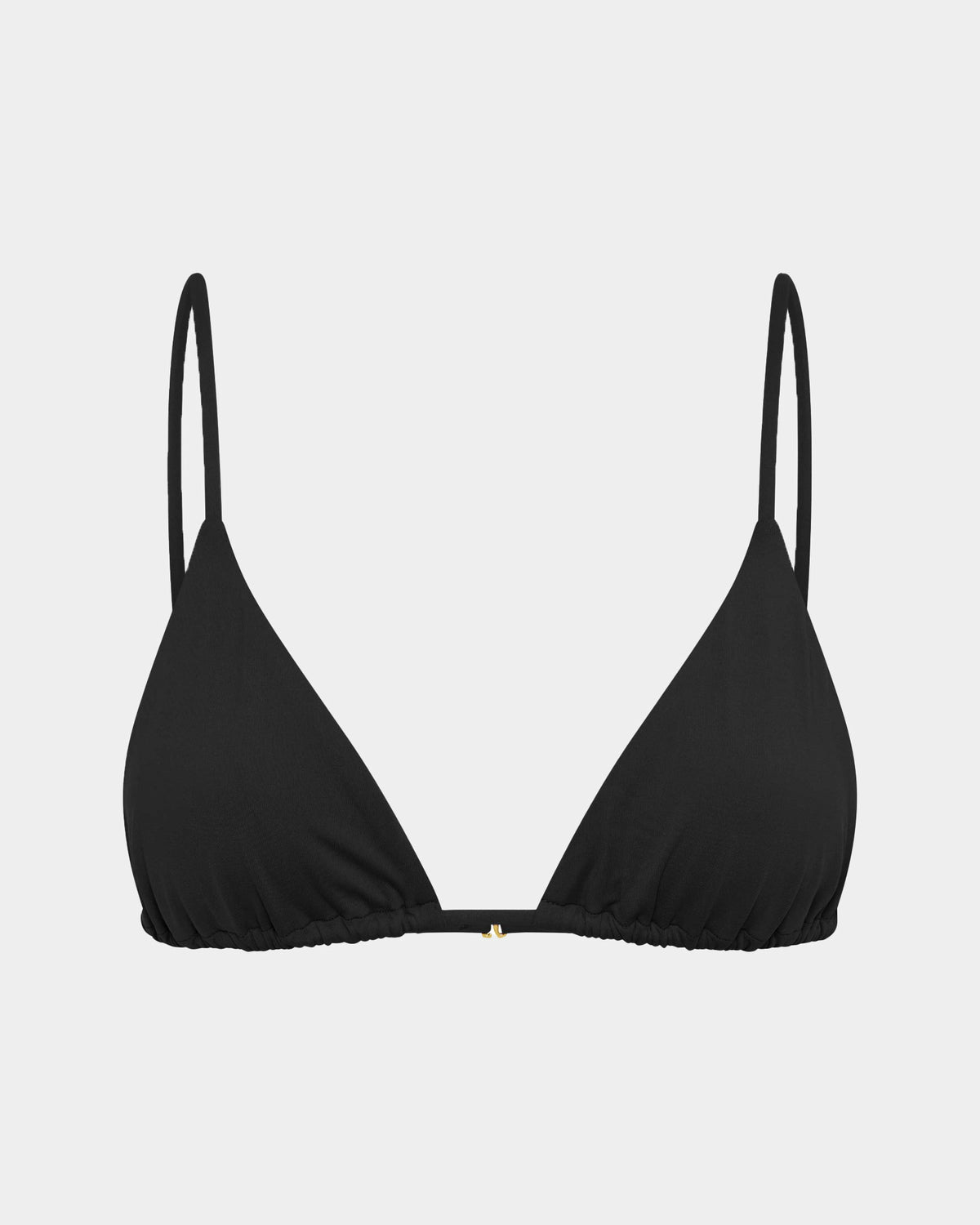 Classic Slide Triangle Bikini Top BLACK