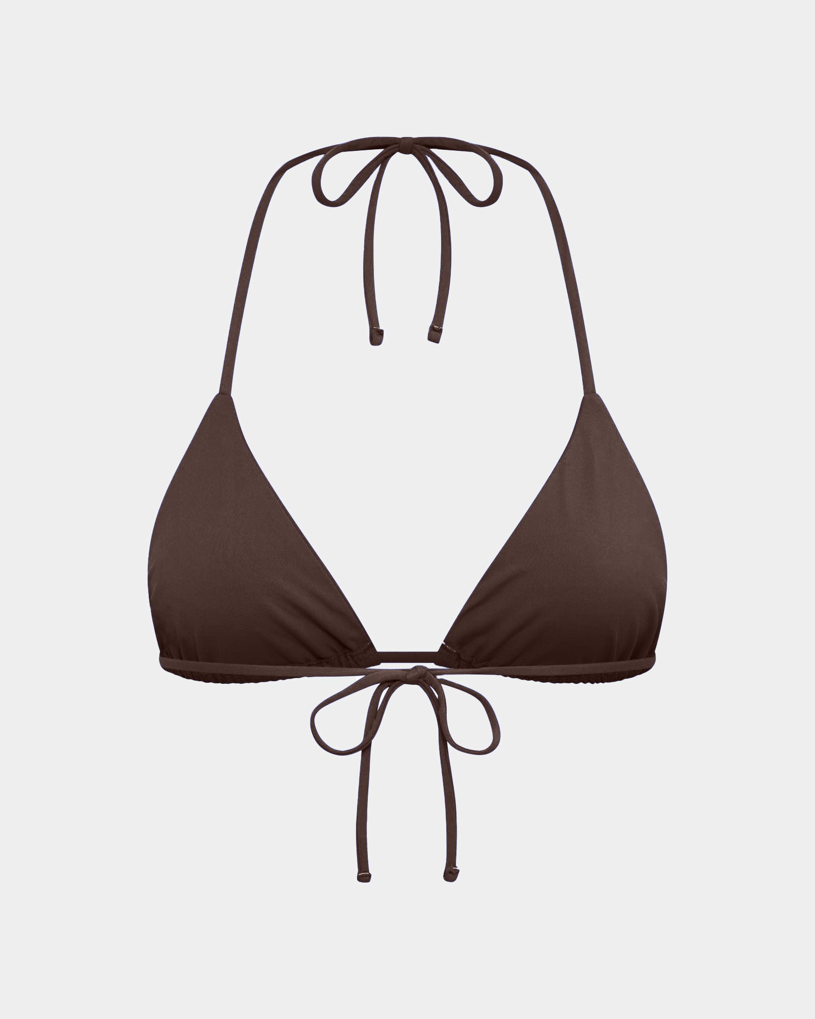 Halter Bikini Top COFFEE