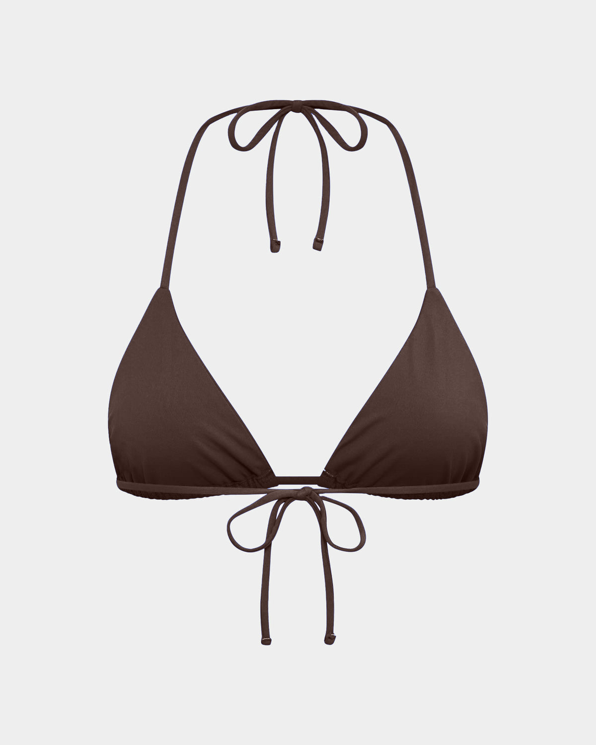 Halter Bikini Top COFFEE